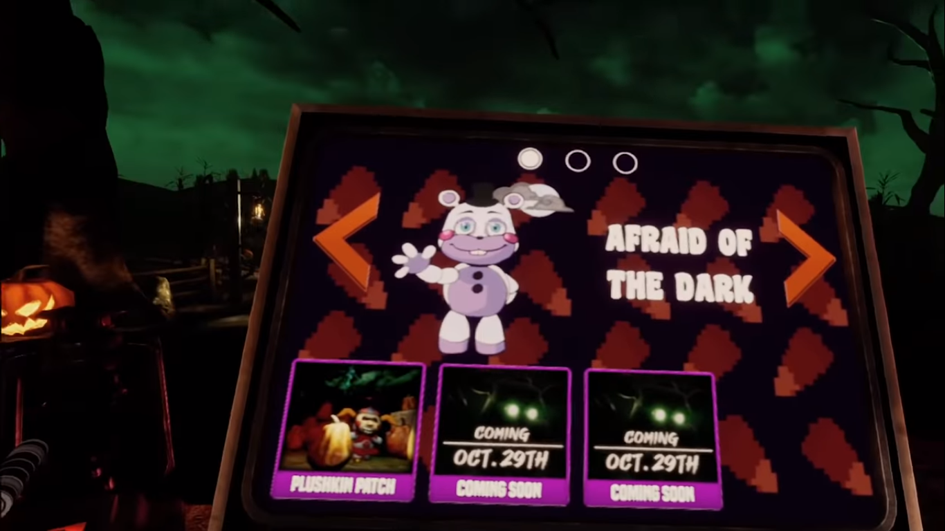 FNaF VR: HW have a three boxes what have a QR Codes what means Ship to  where it must go. You will know. When ar game got a title Special  Delivery it