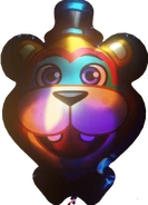 A render of Freddy's balloon.