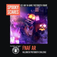 The teaser for AR's Spooky Scares Photobooth Challenge.