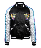 A souvenir jacket featuring Vanny & the Glamrocks.