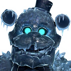 3D file FNAF / FIVE NIGHTS AT FREDDY'S Freddy Frost Bear Black Ice