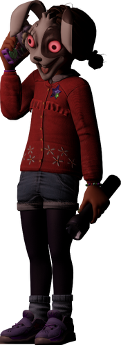 Cassie, Five Nights at Freddy's Security Breach Ruin Minecraft Render (3K  Rez)