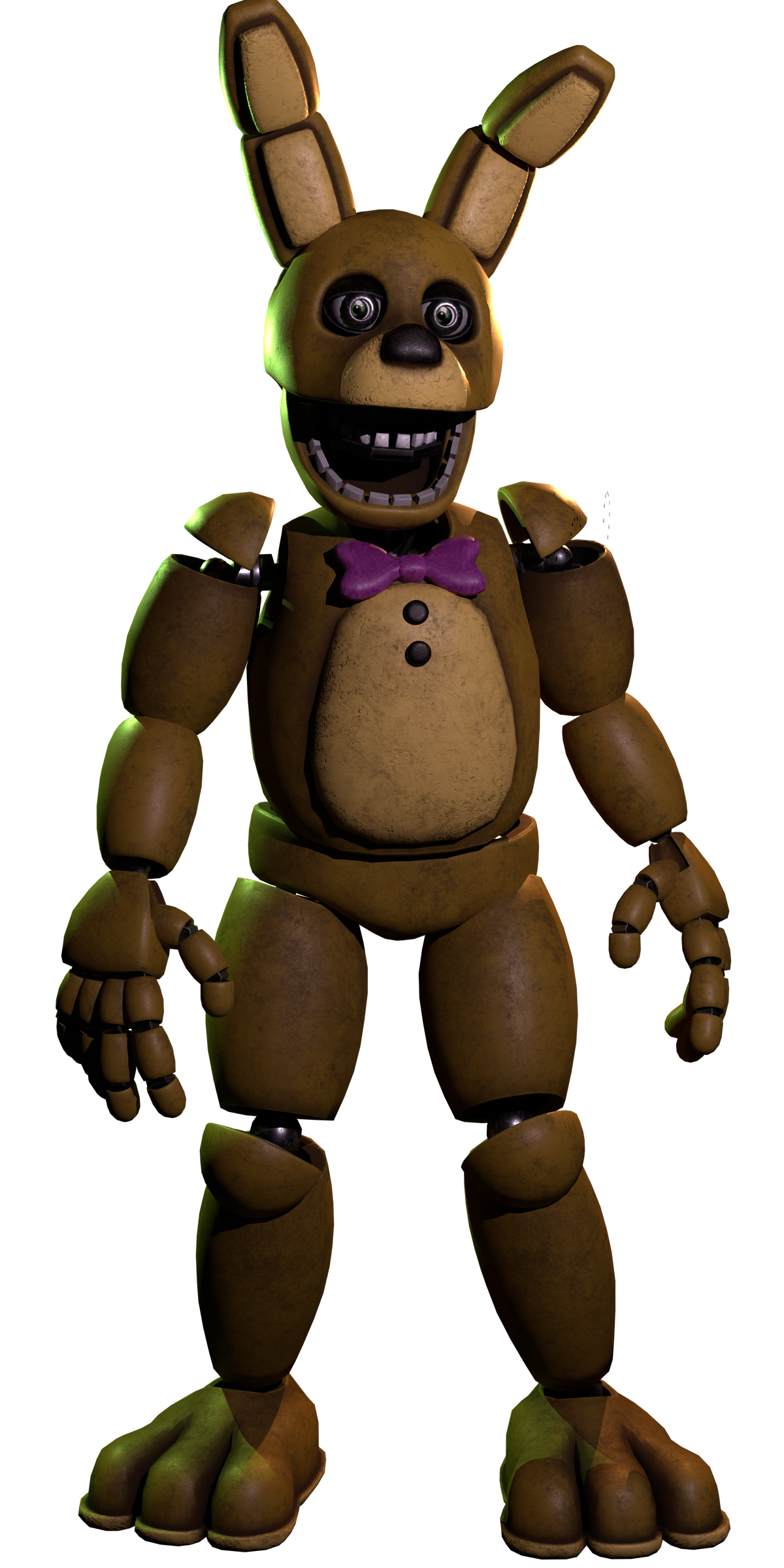 Spring Bonnie (Springtrap) animatronic from Five Nights at Freddy's 3.