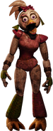 A render of Glamrock Chica's appearance during Hour 3.