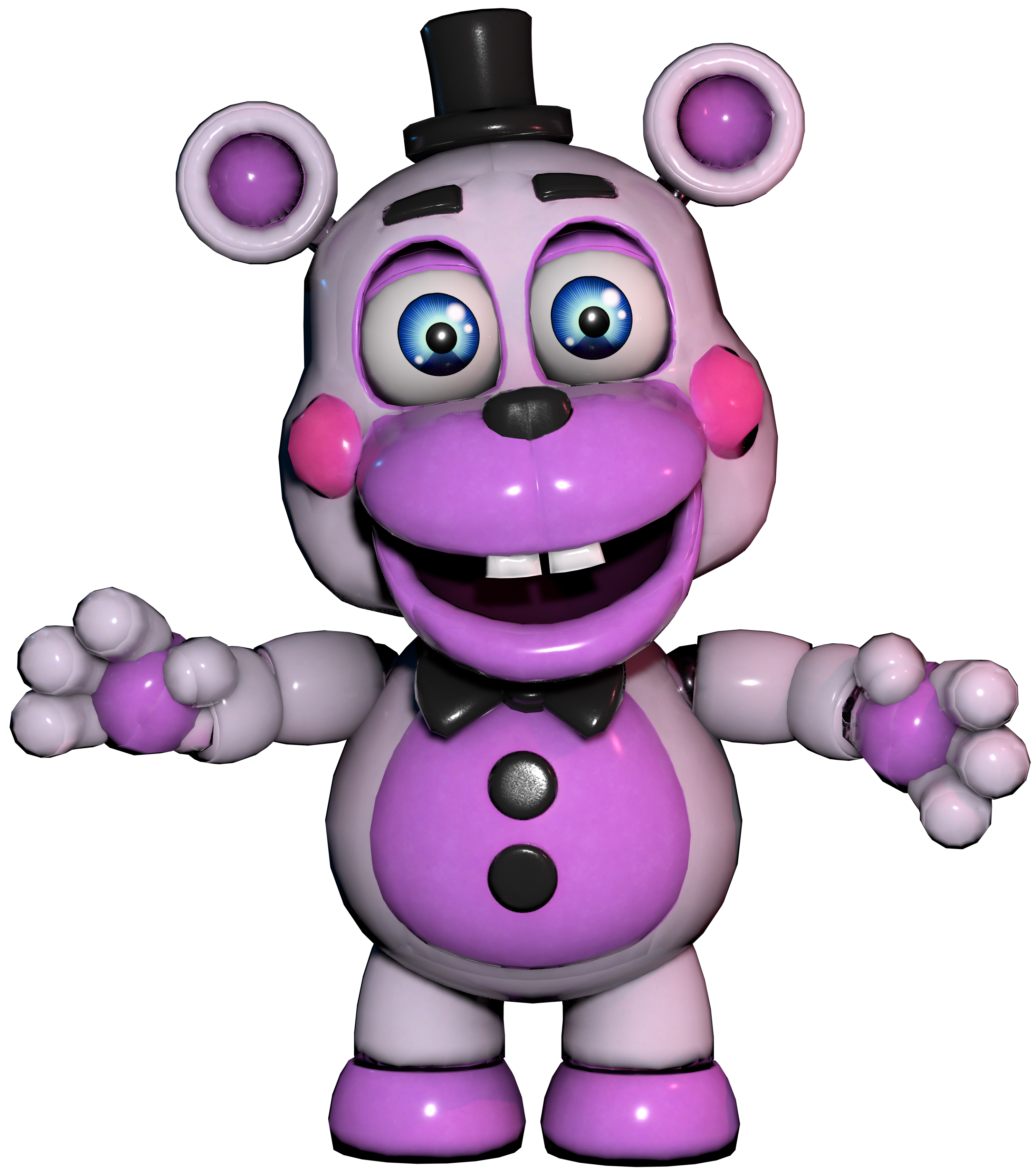 FNaF 6 Pizza Simulator-Funtime Chica + Helpy3 by