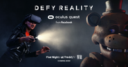 Freddy as seen in the Oculus Quest promotional art.