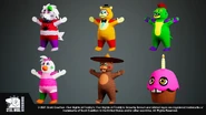A reference image of character piñatas.
