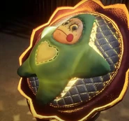 The Green Star Orphan seen in-game.