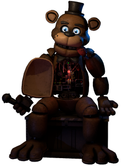 FIVE NIGHTS AT FREDDY'S FREDDY FAZBEAR WITH PARTS AND SERVICE