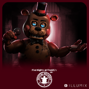 Toy Freddy's teaser for when he returned permanently.