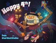 Promotional art of Big Top for the 4th of July.