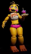 Toy Chica as seen in "The Gallery".