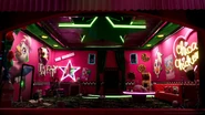 A screenshot of the Glamrock Chica's Green Room.