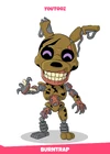 The concept art for Burntrap's upcoming Youtooz figure.