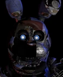 Bonnie with the wrong texture that appears in Funtime Foxy's Hard Mode level.