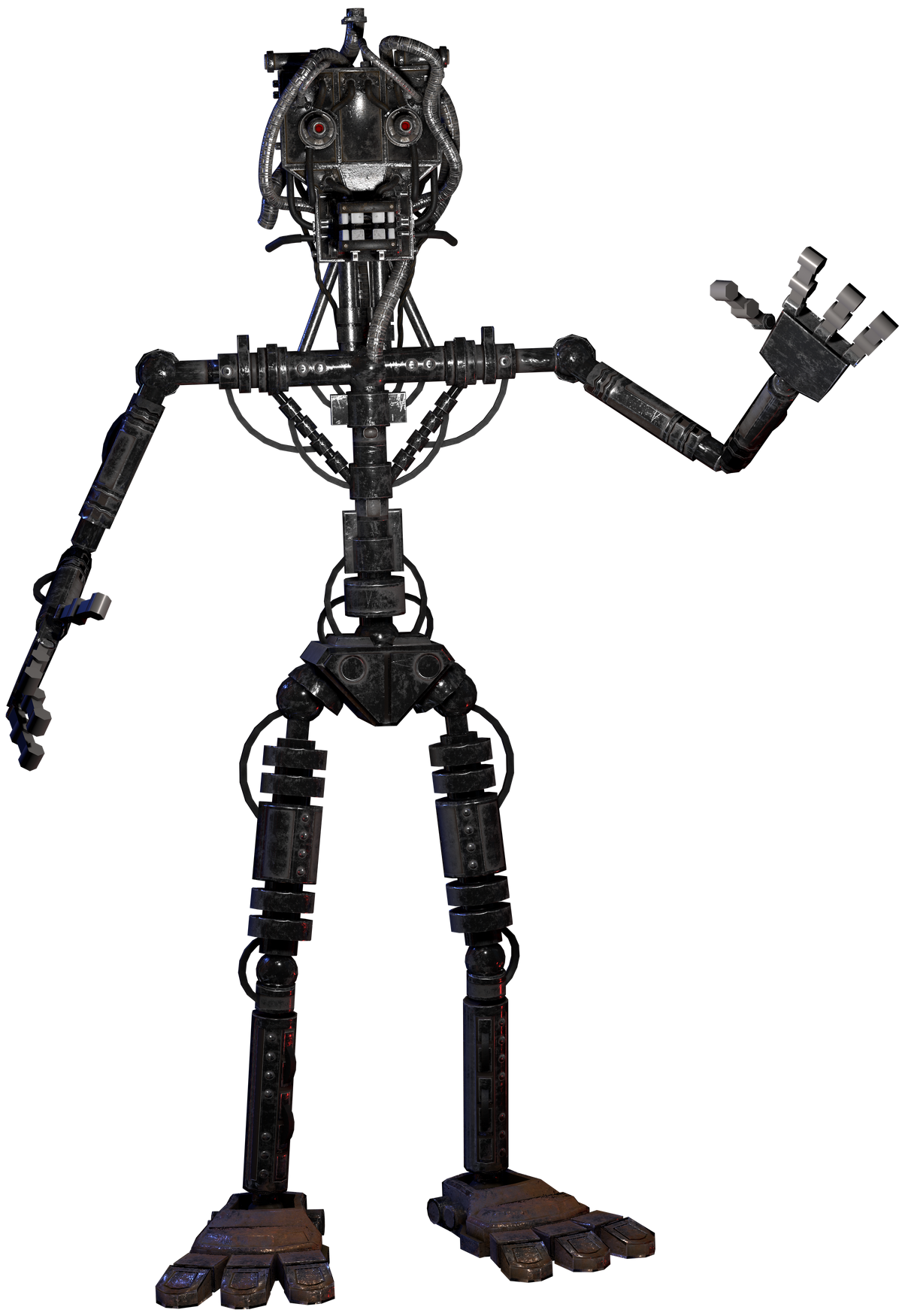 Fnaf 1 Height Comparison using endo as reference. : r/fivenightsatfreddys