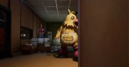 Party Time Chica seen in the Admin Wing.