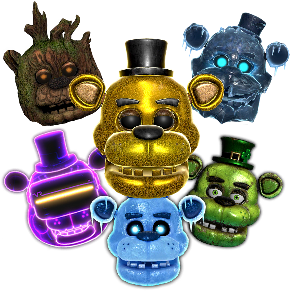 PhoenixSR on Game Jolt: [FULL BODY] The Diamonds Animatronics (FNaF AR  Skins)