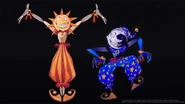 Concept art of Sun & Moon's decals.