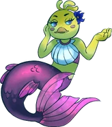 The Toy Chica mermaid cutout from Pirate Ride.