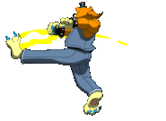 Freddy's spin attack animation.