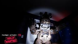 Nightmare Fredbear enters your room #fnafhelpwanted #fnaf #foryou