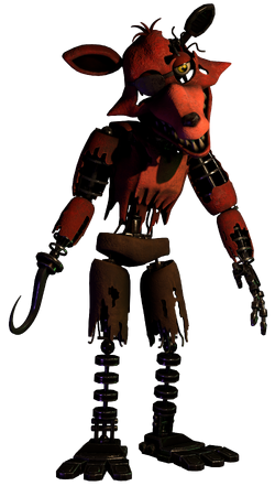 If Scott Cawthon Completed Withered Foxy In Help Wanted - Fnaf Vr Withered  Foxy, HD Png Download - vhv