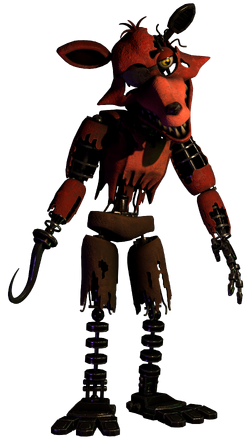 Tired But Hereu0027s A Withered Foxy With An Oc - Fnaf 2 Withered Foxy Png,Foxy  Png - free transparent png images 