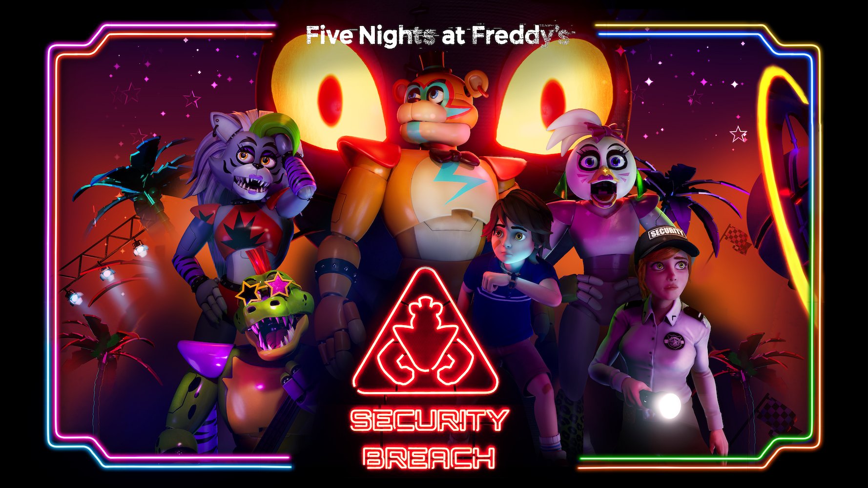 Todos los personajes animatrónicos de FNAF: Security Breach