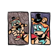 Glamrock Freddy featured in one of Gregory's comic pages.