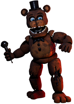 Withered Freddy Gracias Render png