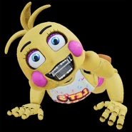 A cutout of Toy Chica.