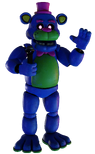 A render of Freddy's unused Blacklight design.