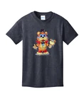 A shirt featuring a mini Freddy.
