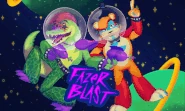 A Fazer Blast banner of Freddy & Monty.