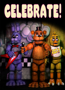 A beta and fanmade "Celebrate" poster found within the files.