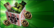 An official render of Shamrock Freddy's character pack banner.