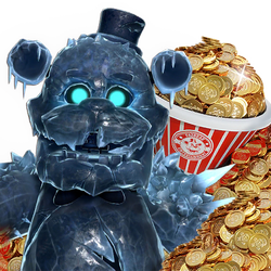 3D file FNAF / FIVE NIGHTS AT FREDDY'S Freddy Frost Bear Black Ice