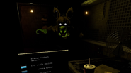 Phantom Foxy seen staring at the player in the office