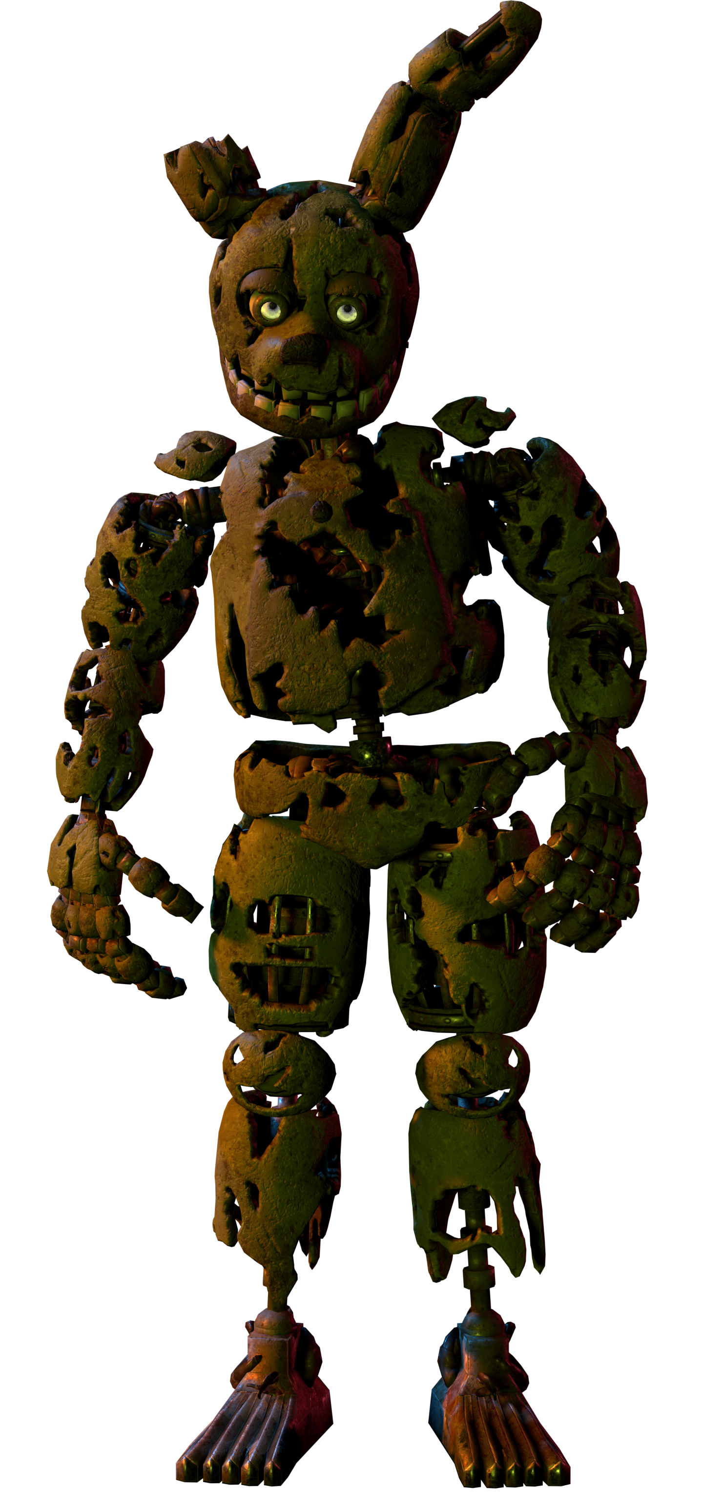 Spring Bonnie (Springtrap) animatronic from Five Nights at Freddy's 3.