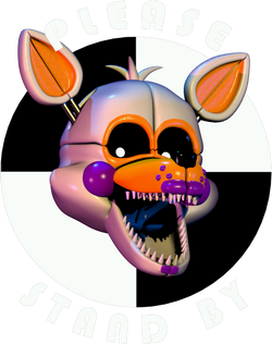 Five Nights At Freddy's Please Stand By Funtime Lolbit Edible Cake