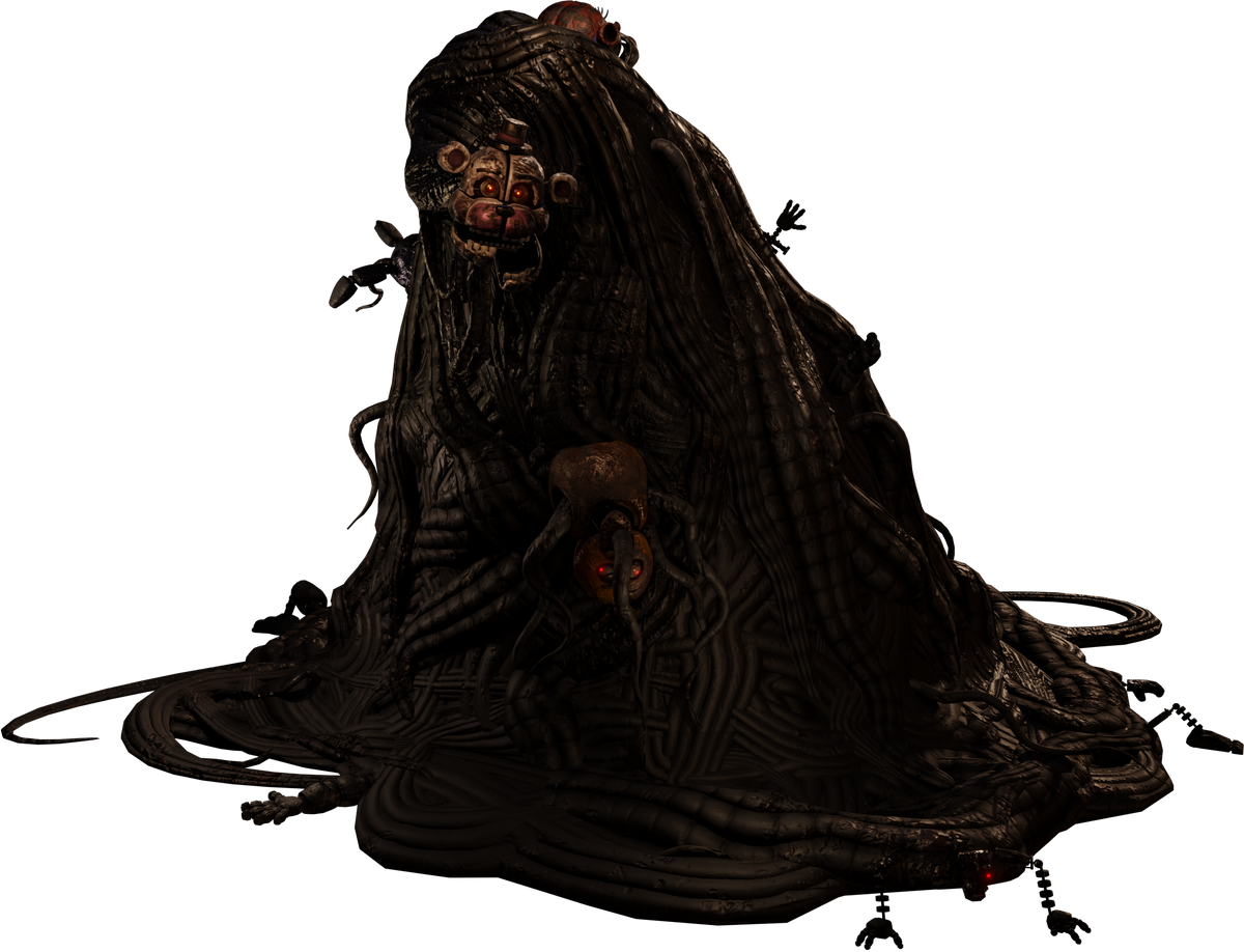 Wait have you ever noticed this? Why does molten Freddie have a different mask then? The. Blob? Because. They are basically the same Animatronics but one is bigger. And Why would they
