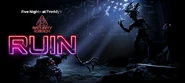 Promotional banner of RUIN on Steel Wool Studio's website.