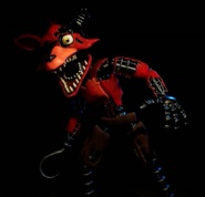 Withered Foxy in the Gallery.