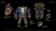 Concept art of the Pirate Captain (denoted as "Captain Cobalt" here).