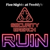 The DLC's logo as seen on Security Breach TV.