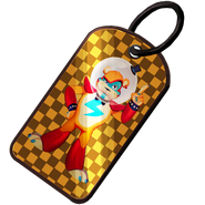 Glamrock Freddy's space keychain.