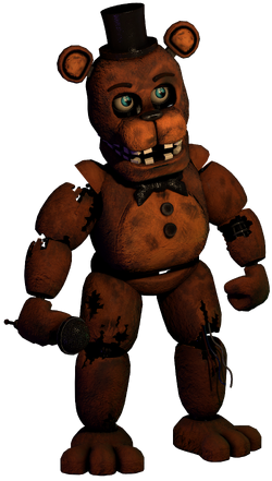 Withered Freddy Gracias Render png