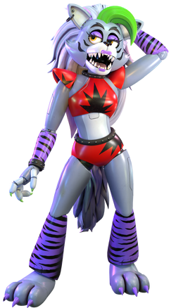 FNAF: Security Breach Roxy Neon by PTASIIMOV, Download free STL model