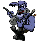 Fully Loaded Rabbit's jump sprite.